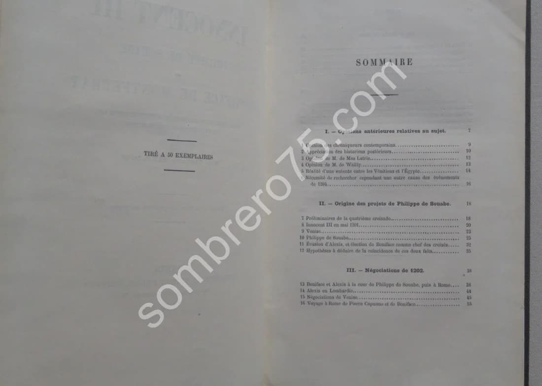 Innocent III Philippe de Souare Boniface de Montferrat. Le Comte RIANT - Image 6