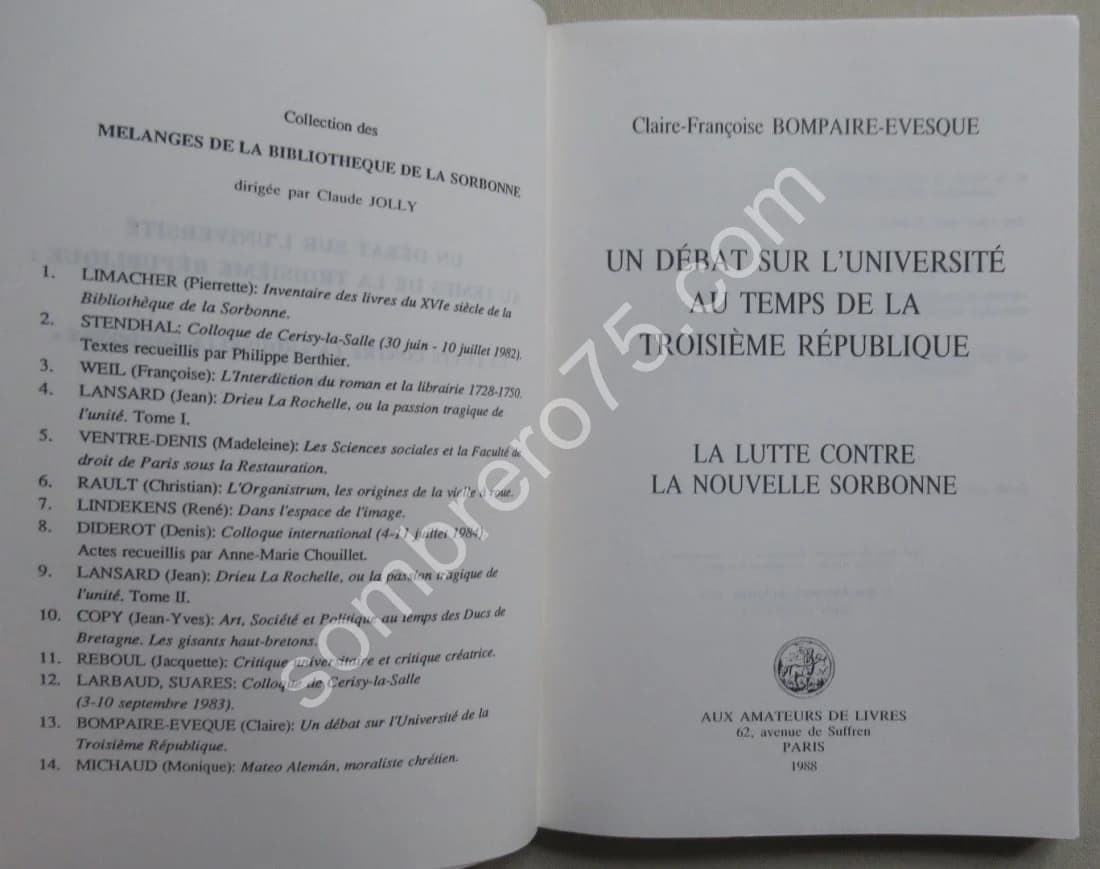 Un Débat sur l'Université au Temps de la Troisième République - Image 3