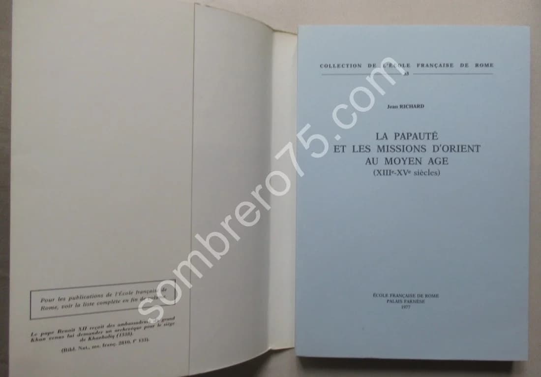 La Papauté et les Missions d'Orient au Moyen Age (XIIIe XVe Siècles) - Image 2