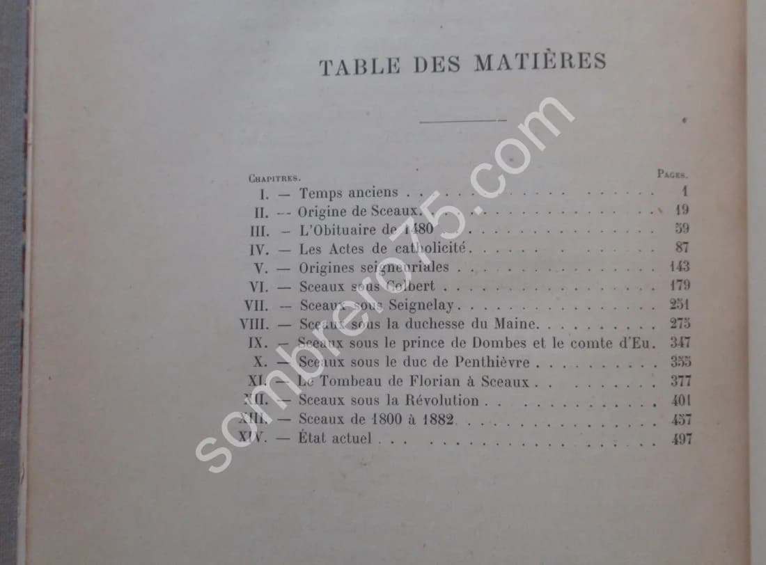 Histoire de la Ville de Sceaux depuis son Origine - Image 12