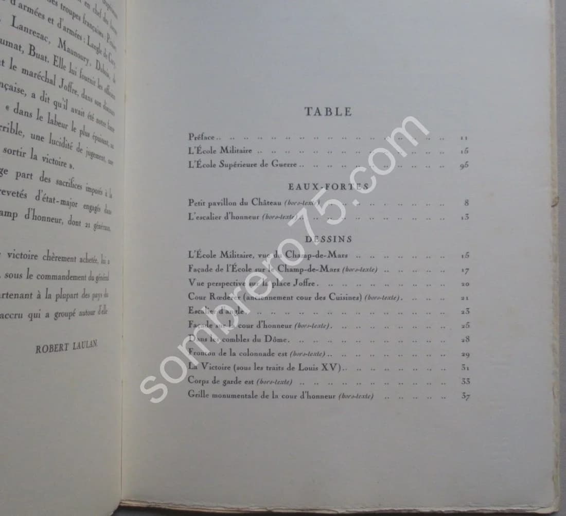 L'Ecole Militaire et l'Ecole Supérieure de Guerre.. E.O - Image 11