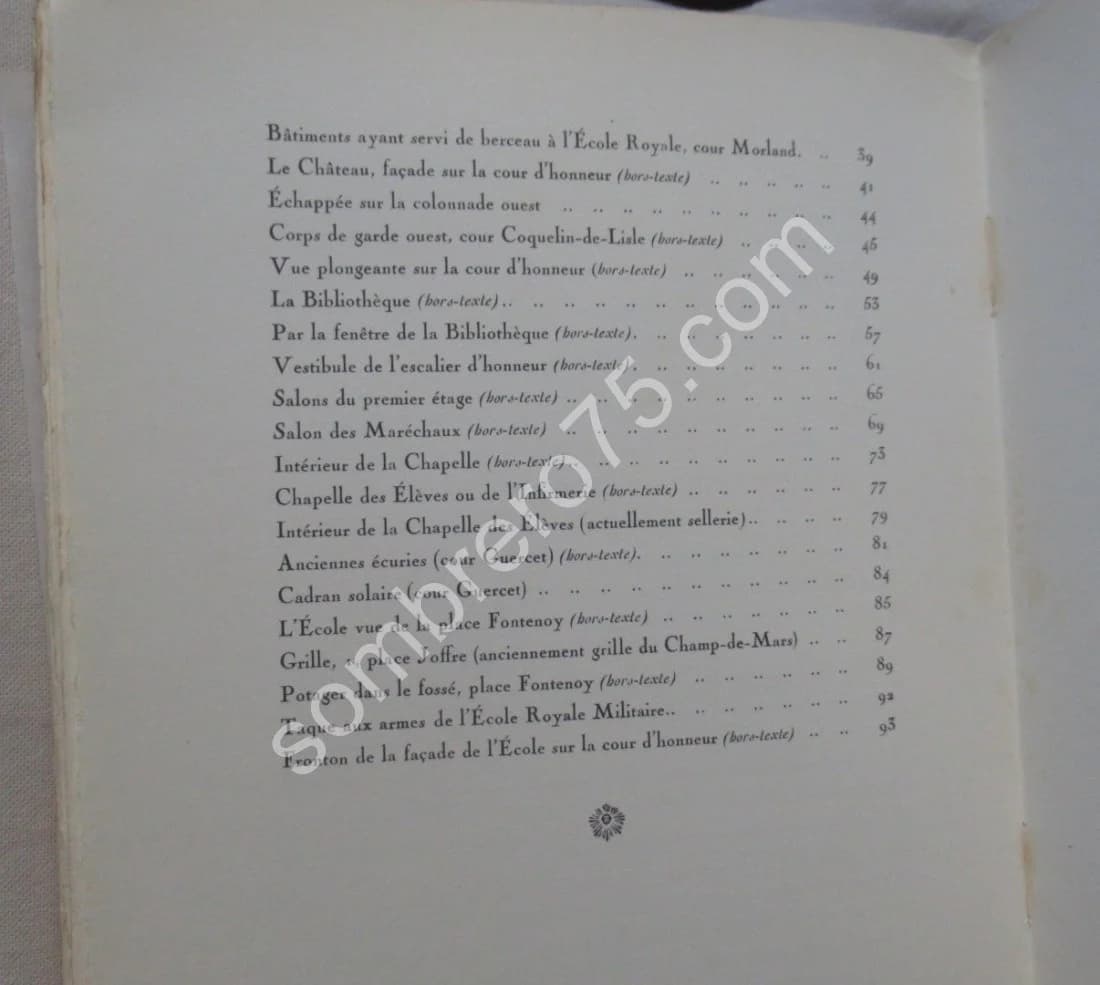 L'Ecole Militaire et l'Ecole Supérieure de Guerre.. E.O - Image 12