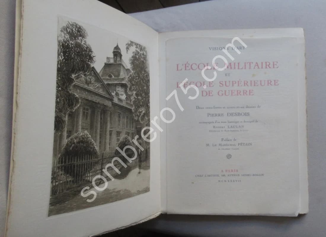 L'Ecole Militaire et l'Ecole Supérieure de Guerre.. E.O - Image 3