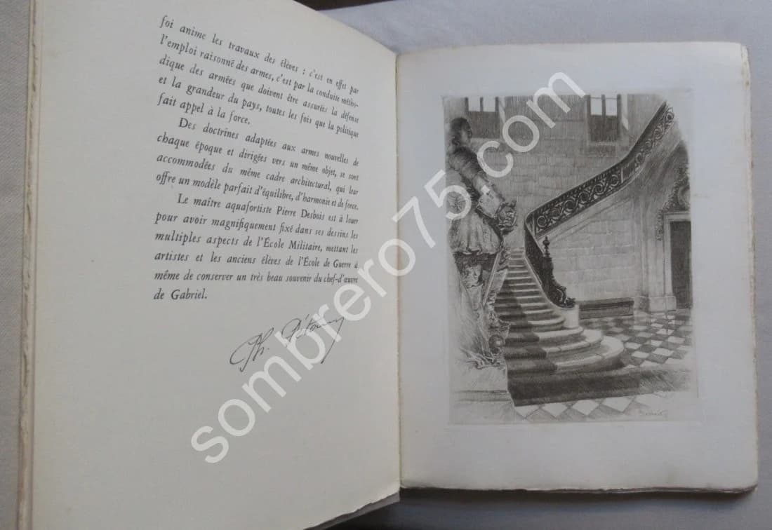 L'Ecole Militaire et l'Ecole Supérieure de Guerre.. E.O - Image 7