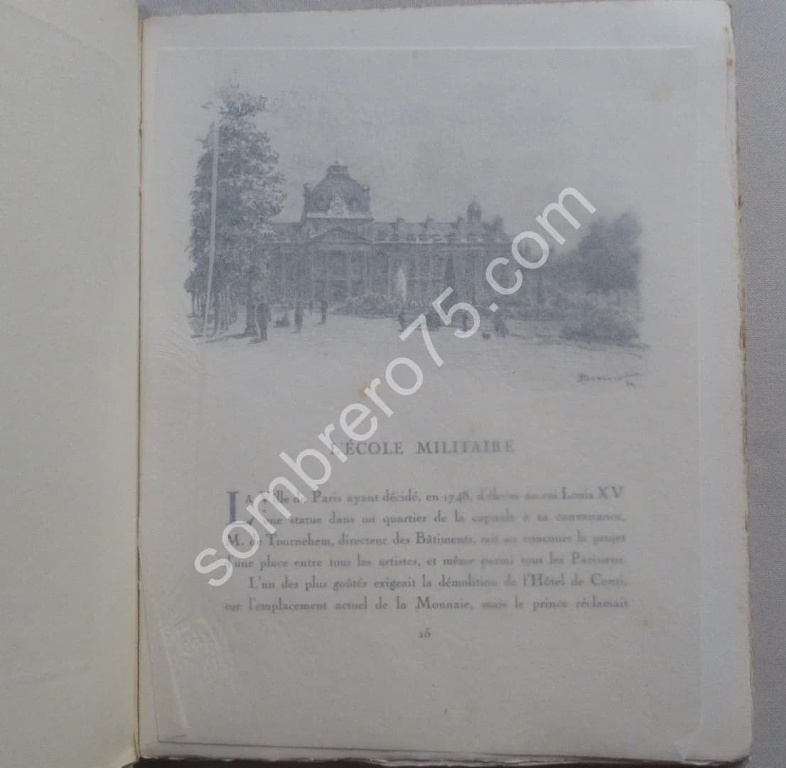 L'Ecole Militaire et l'Ecole Supérieure de Guerre.. E.O - Image 8
