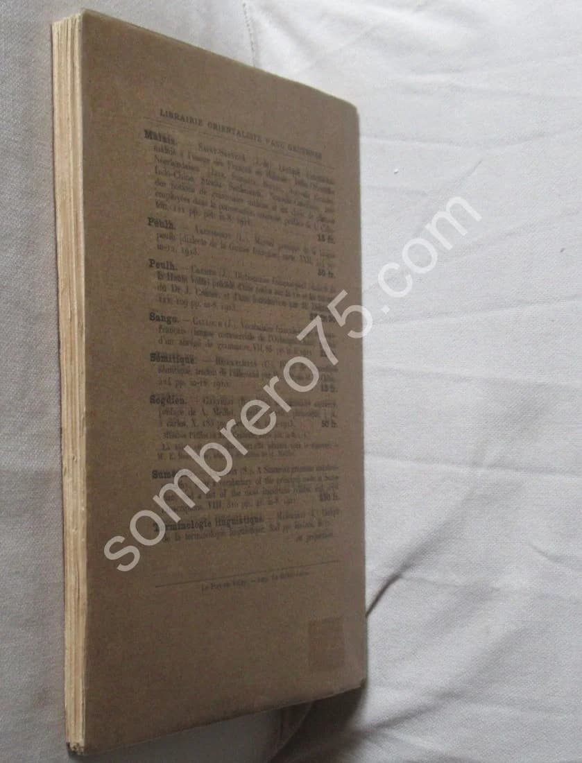 Les Matériaux d'Ethnographie et de Linguistique Soudanaises. Les Bobo. J Cremer - Image 11