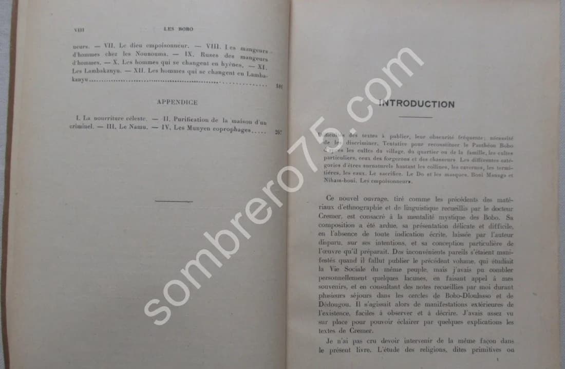 Les Matériaux d'Ethnographie et de Linguistique Soudanaises. Les Bobo. J Cremer - Image 9