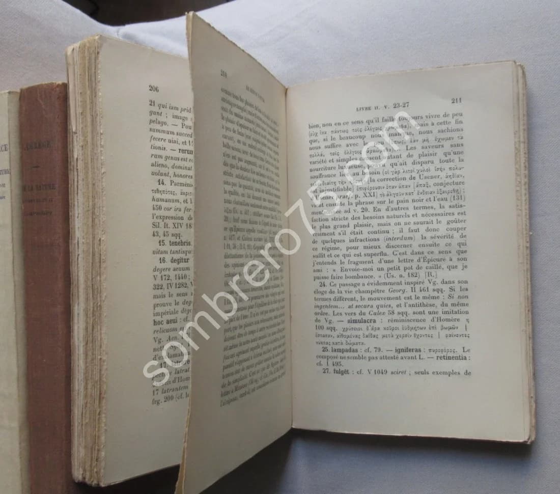 De la Nature. Commentaire Vol I à VI- 3 Tomes - Image 4