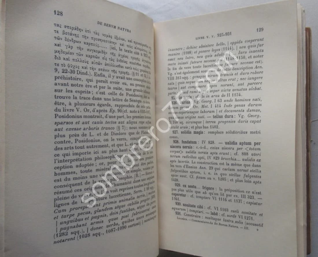 De la Nature. Commentaire Vol I à VI- 3 Tomes - Image 8