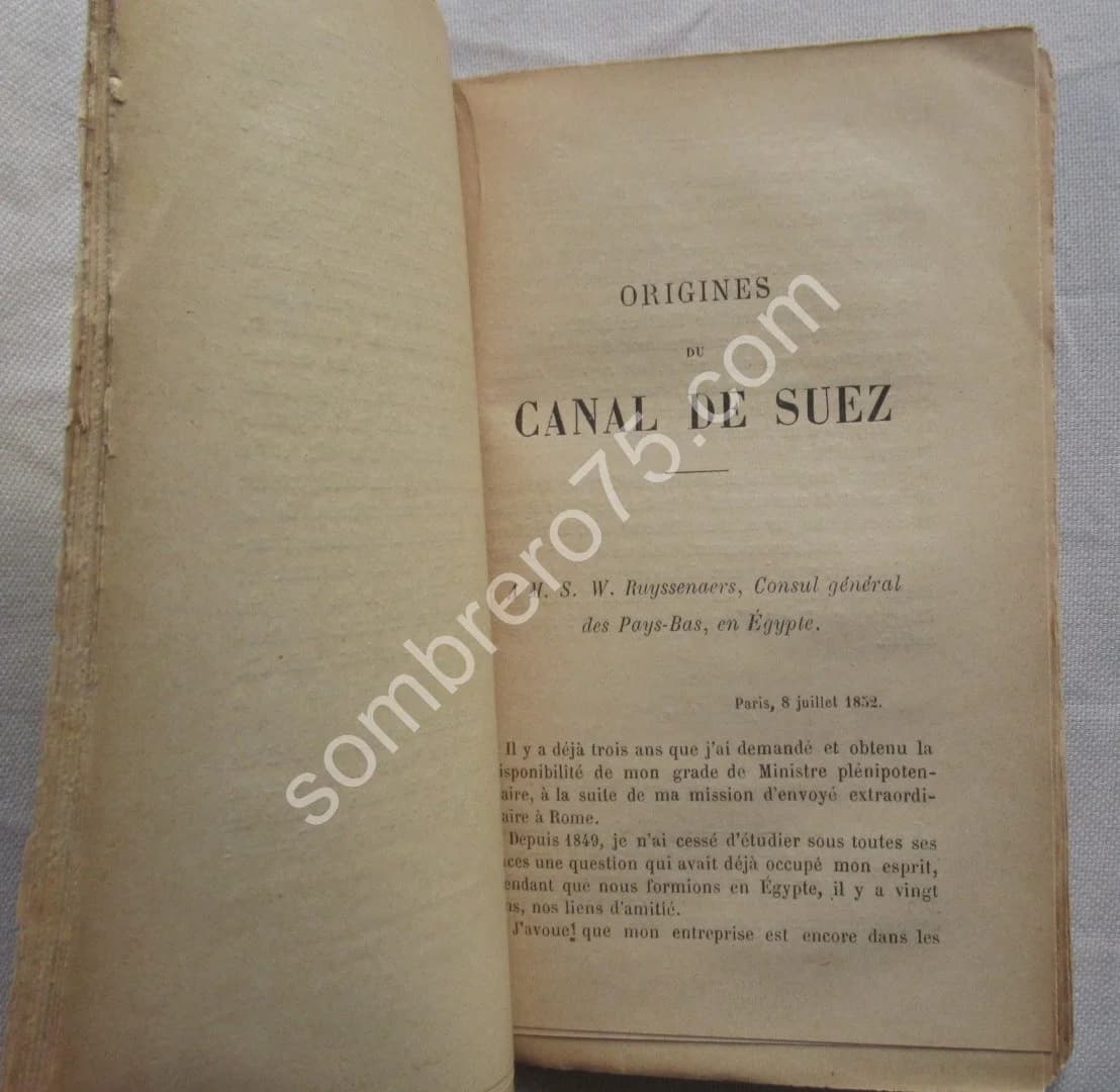 Origines du Canal de Suez. Ferdinand de Lesseps - Image 4