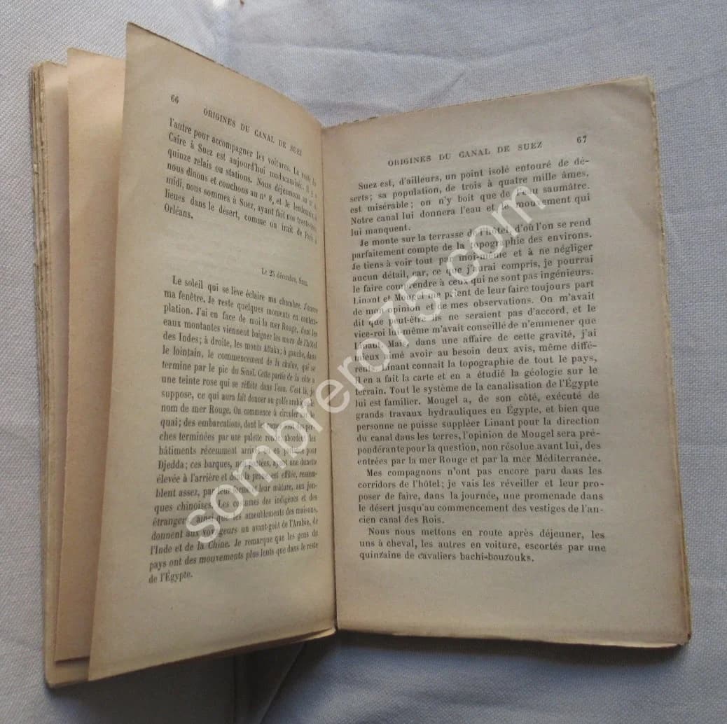 Origines du Canal de Suez. Ferdinand de Lesseps - Image 5