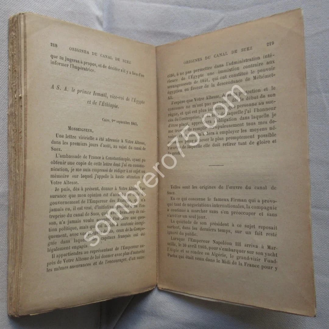 Origines du Canal de Suez. Ferdinand de Lesseps - Image 6