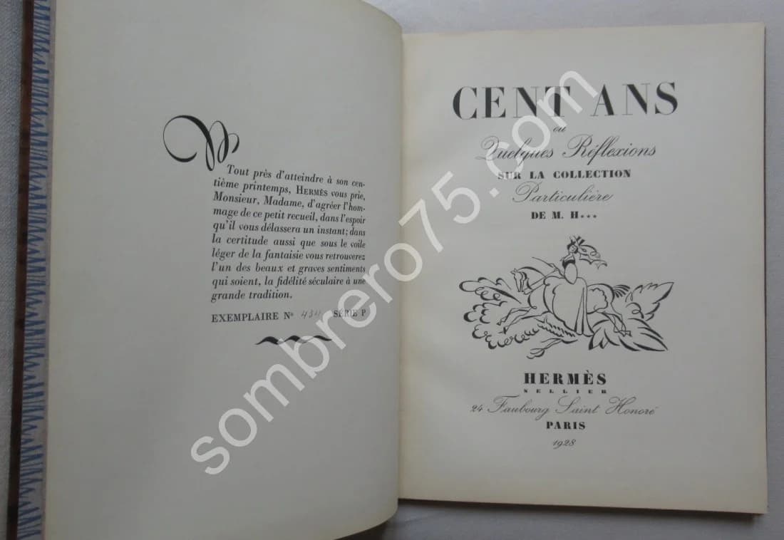 Cent ans ou quelques réflexions sur la Collection de MH***. Sellier - Image 4