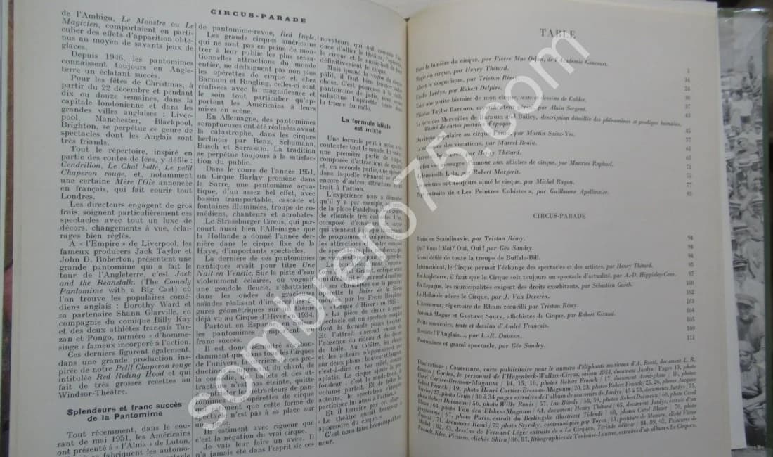 Permanence du Cirque. Paris. 1952. - Faucheux - Image 8