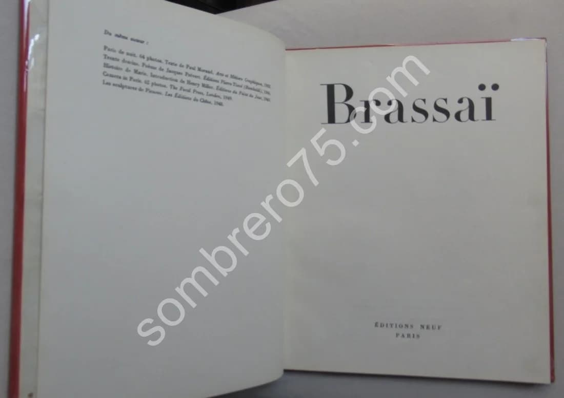 BRASSAÏ - 1952. R DELPIRE P FAUCHEUX - Image 3