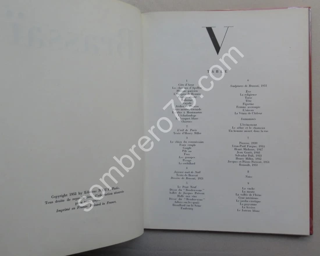 BRASSAÏ - 1952. R DELPIRE P FAUCHEUX - Image 4