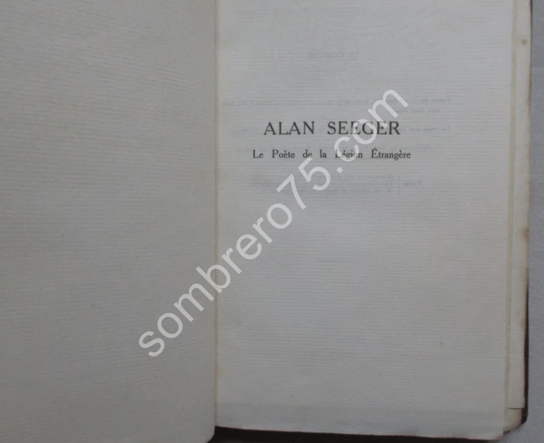 Le Poète de la Légion Etrangère. Ses lettres et poèmes - Image 3