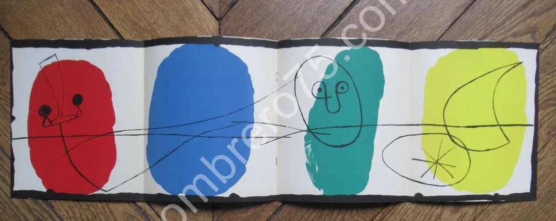 Sculpture in Ceramic by Miro and Artigas. Terres de Grand Feu. 1956 - Lithographie - Image 6