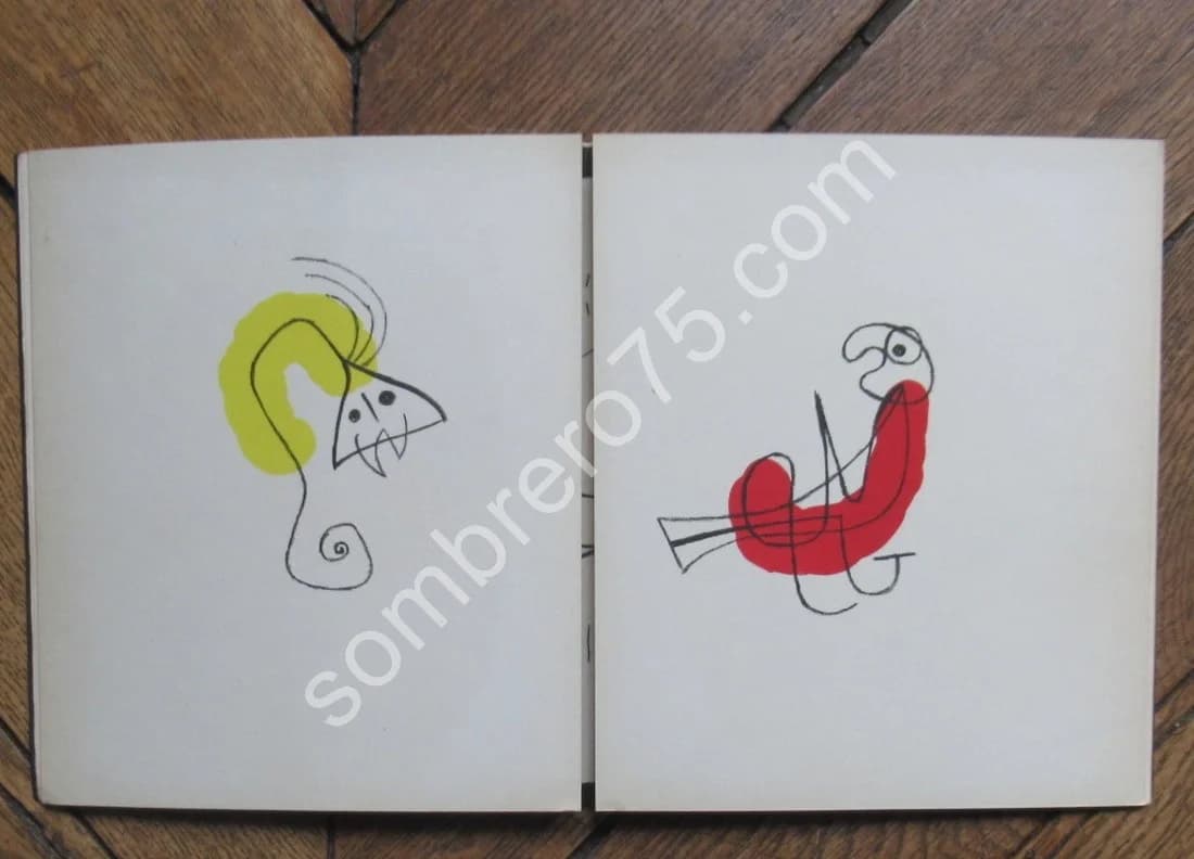 Sculpture in Ceramic by Miro and Artigas. Terres de Grand Feu. 1956 - Lithographie - Image 7