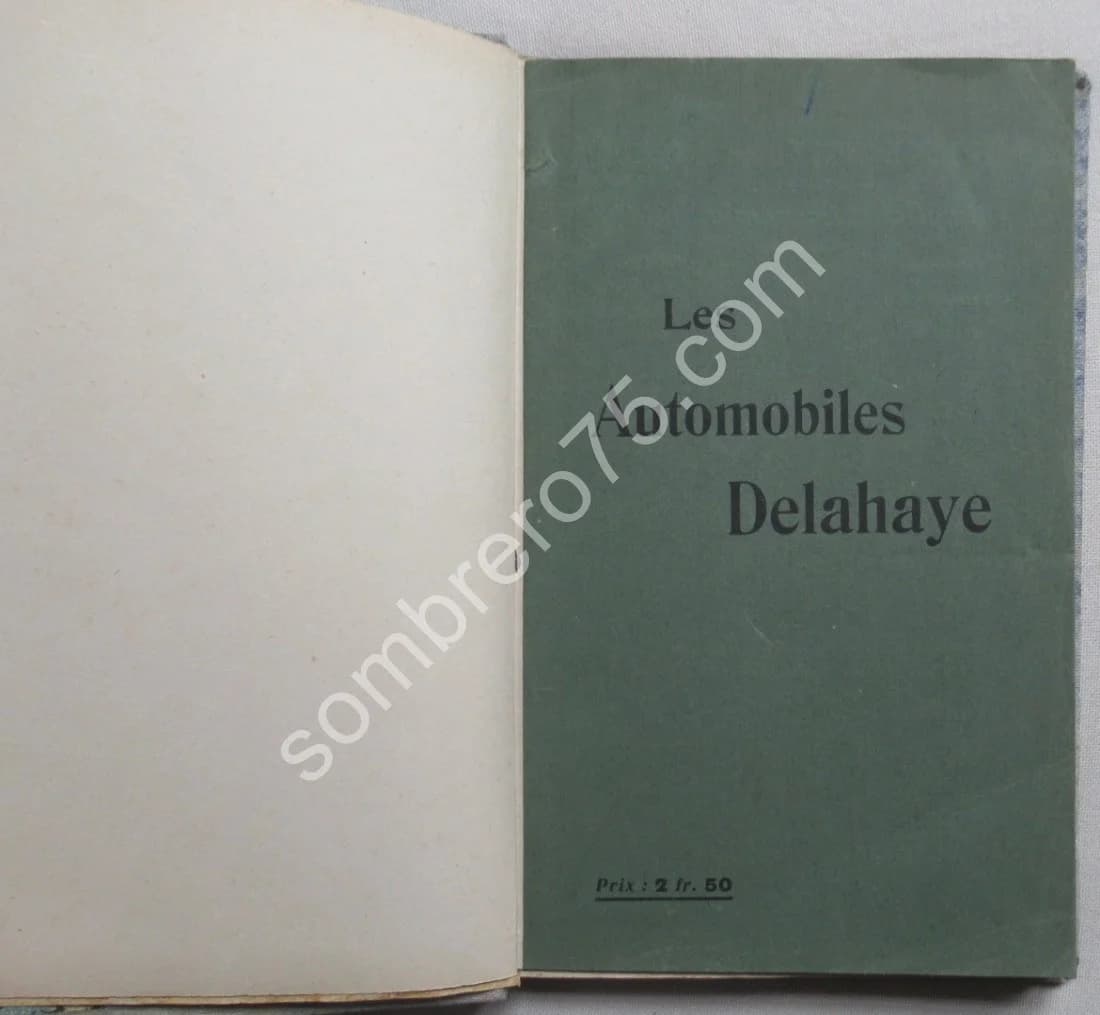Voitures Automobiles et Moteurs DELAHAYE. Description Conduite et Entretien - Image 4