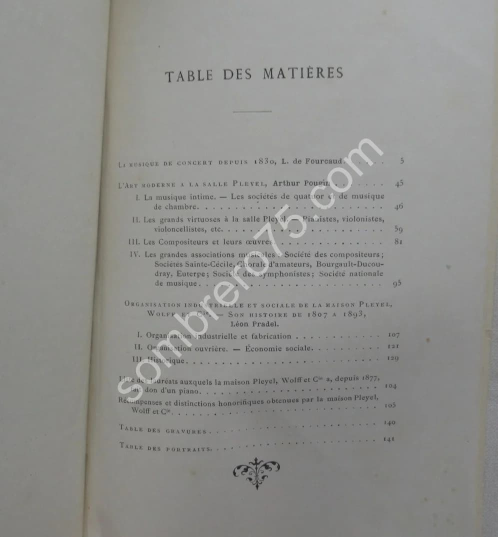 La Salle Pleyel - Pleyel, Wolff &Cie 1807-1893. L de Fourcaud. Ill. Renouard - Image 8