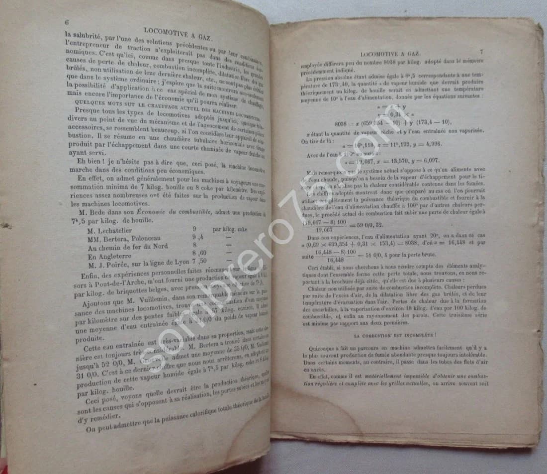 Locomotive à Gaz avec Suppression de la Fumée et de la Vapeur. P Charpentier - Image 3