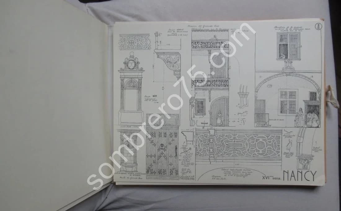 Croquis Deuxième Album - Région de l'Est. 1942 - Image 5