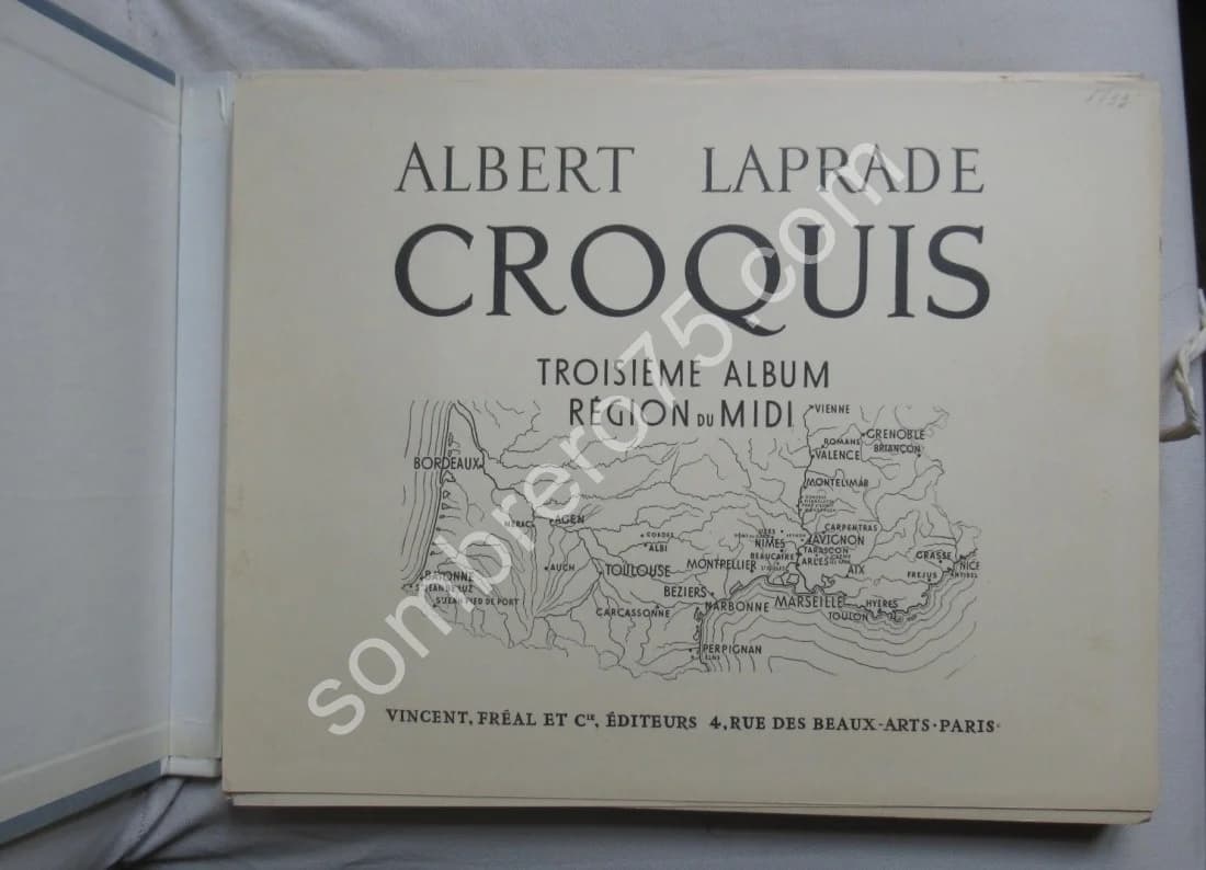 Croquis - Troisième Album - Région du Midi. 1950 - Image 3