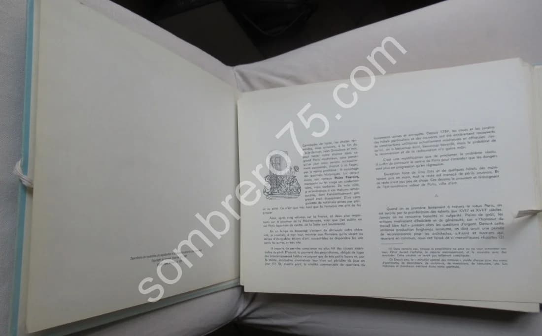 Croquis de Paris. Quartier du Centre Les Halles Le Marais. 1967 - Image 4