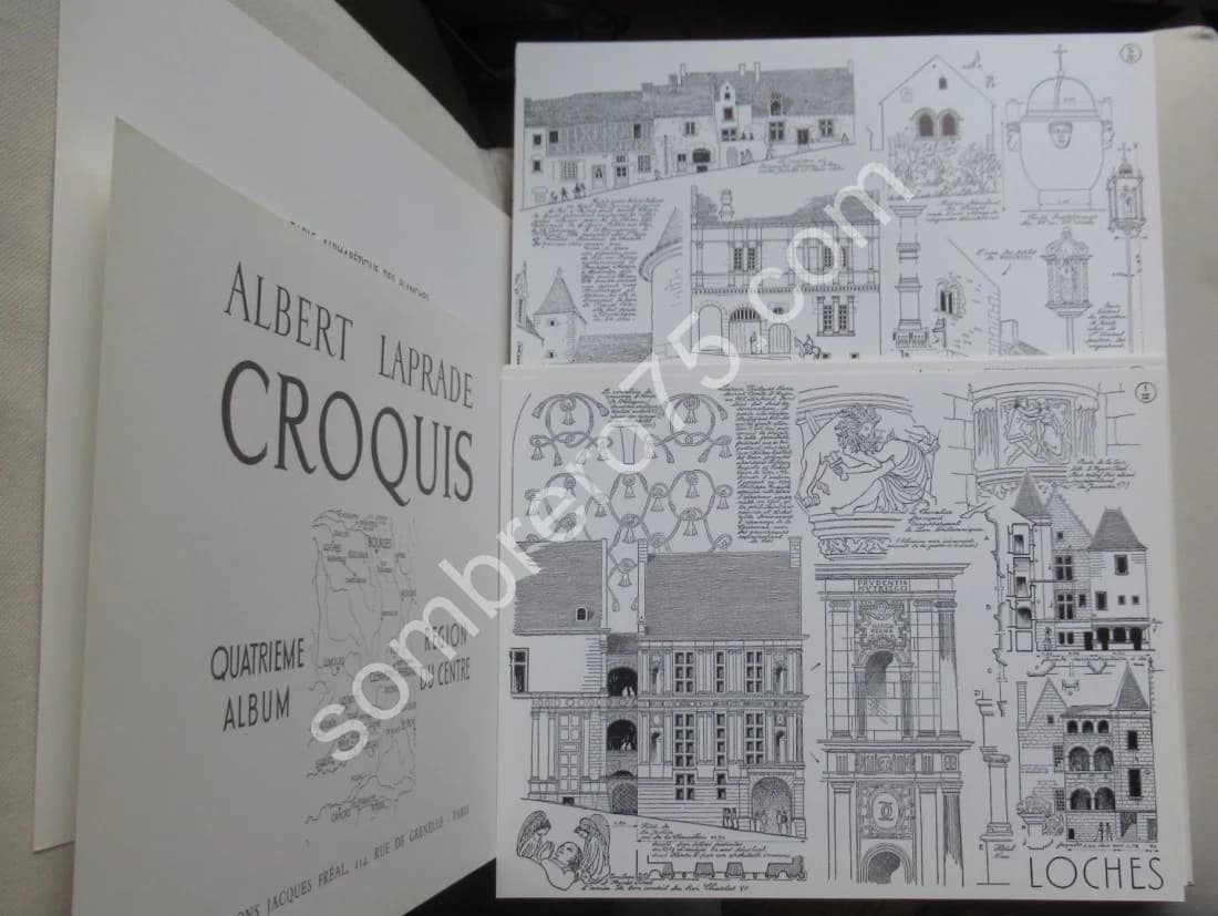 Croquis Quatrième Album - Région du Centre. 1971 - Image 4