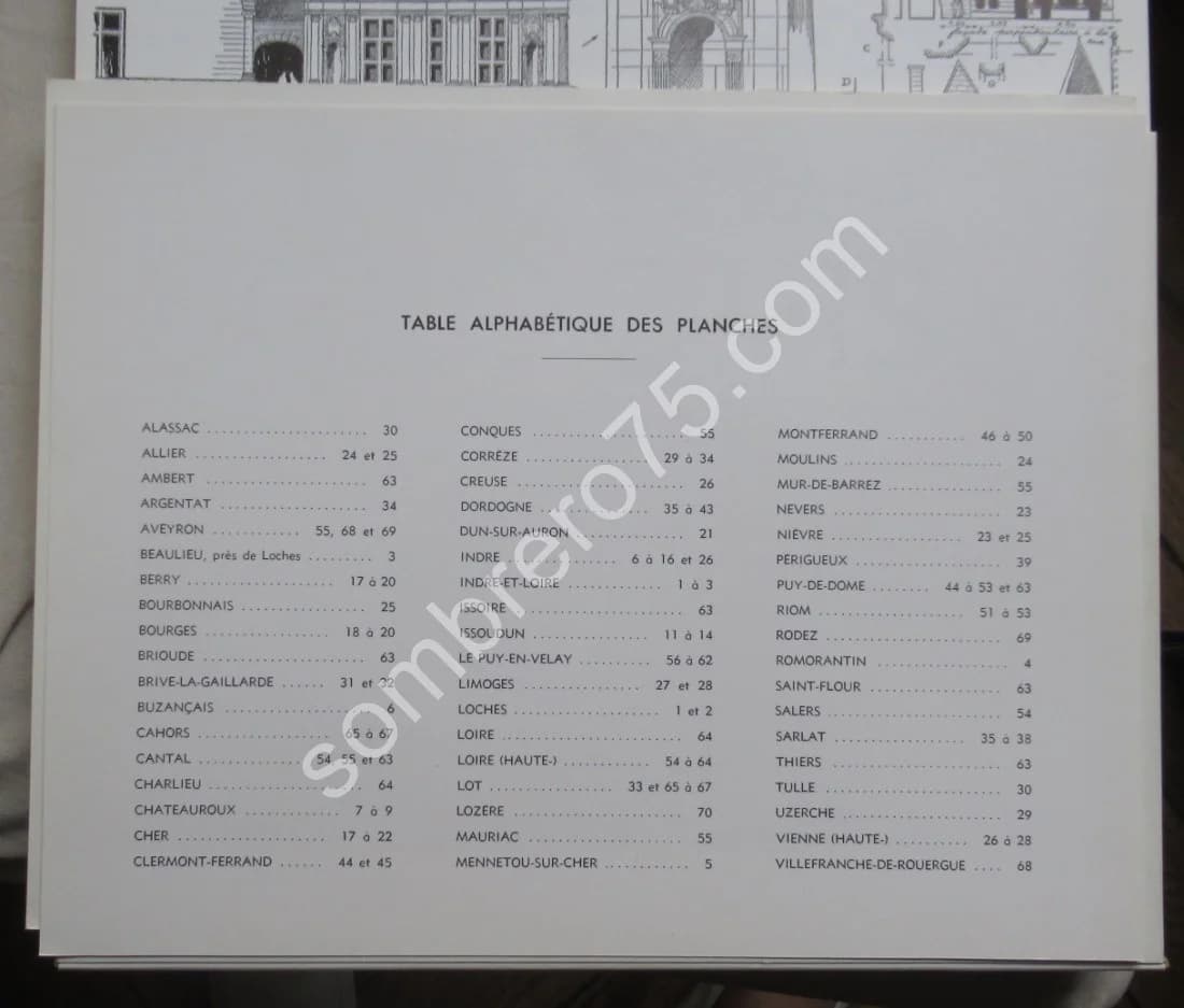 Croquis Quatrième Album - Région du Centre. 1971 - Image 7