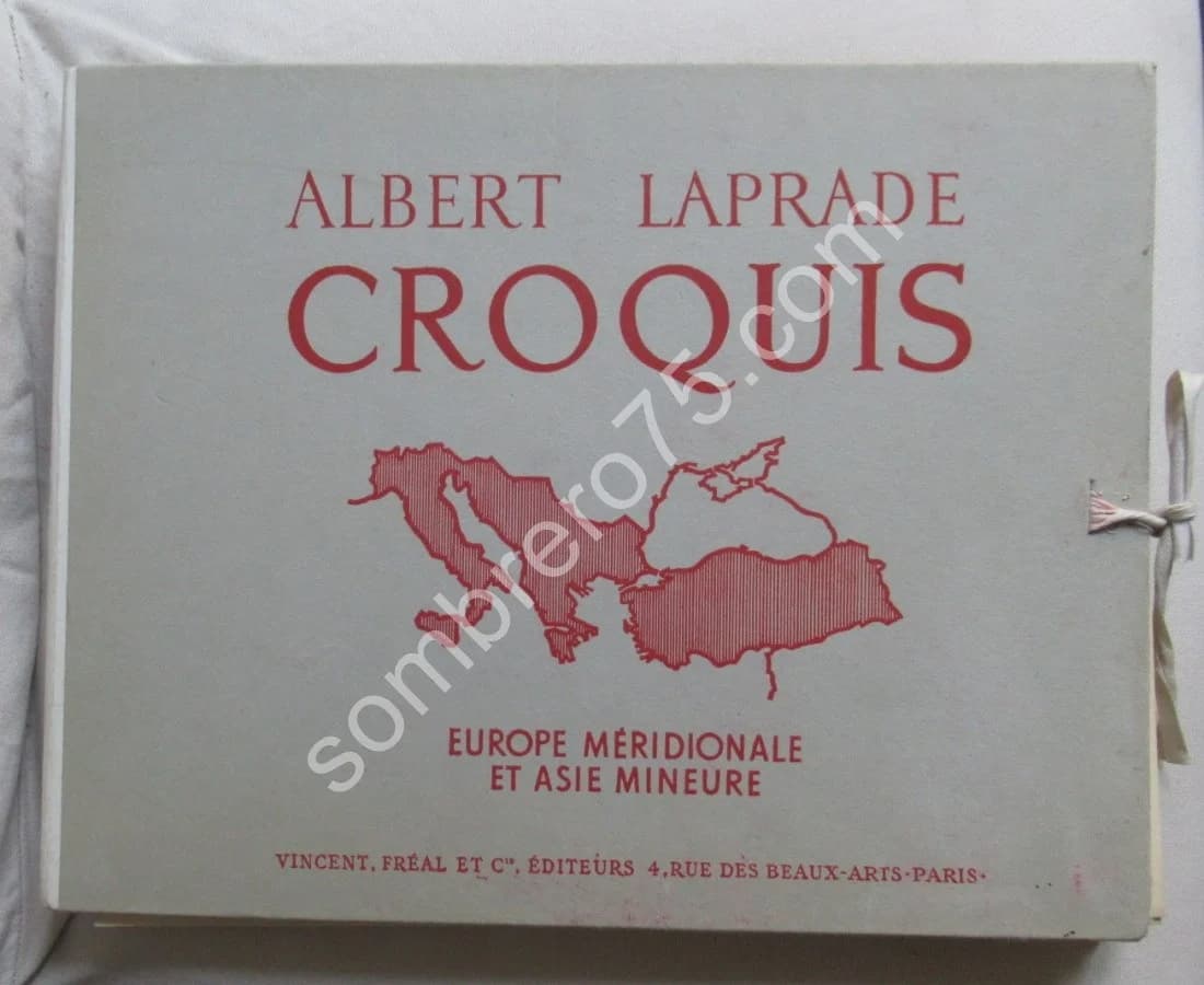 Croquis Europe Méridionale et Asie Mineure. 1952