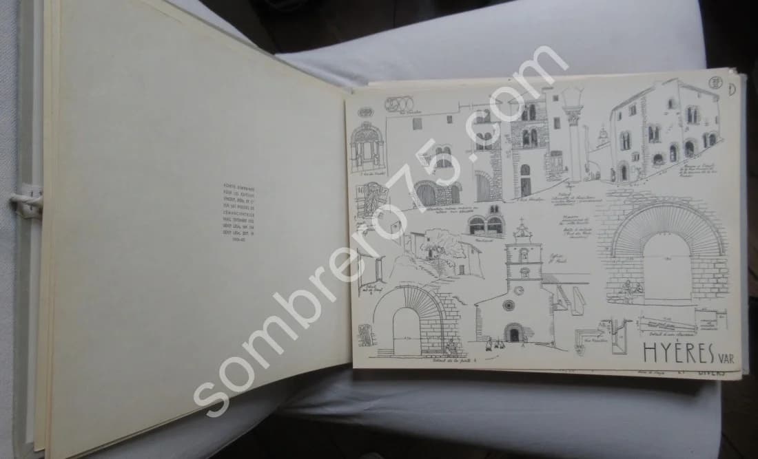 Croquis Europe Méridionale et Asie Mineure. 1952 - Image 4