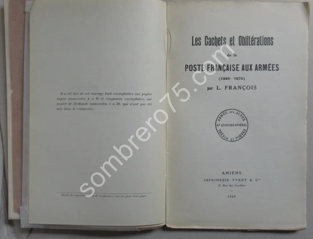 Les Correspondances par Ballon monté du Siège de Paris. Les Cachets - Image 6