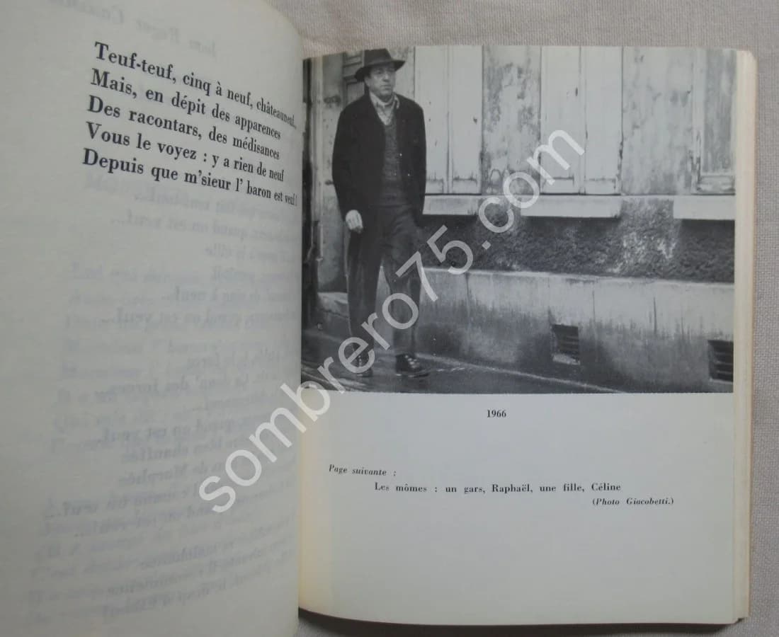 Jean Roger CAUSSIMON par Léo Ferré. 1967 - Image 4