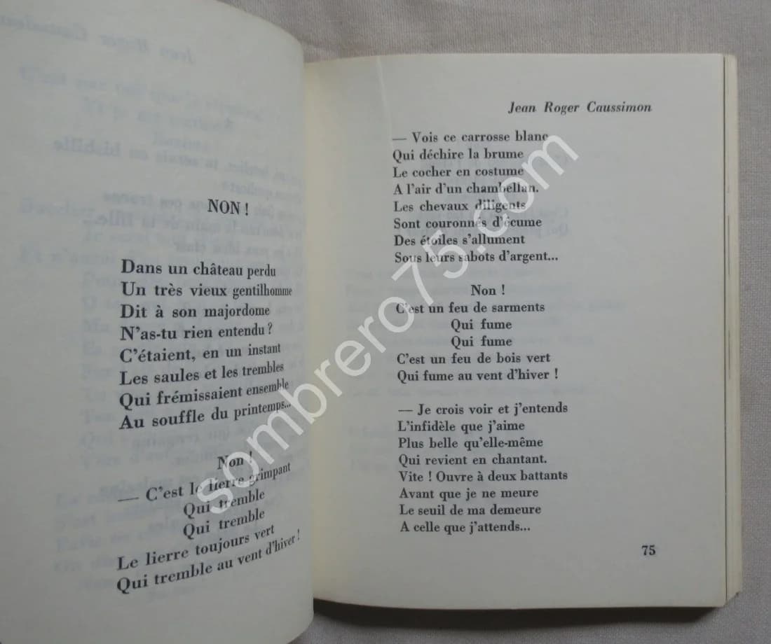 Jean Roger CAUSSIMON par Léo Ferré. 1967 - Image 5