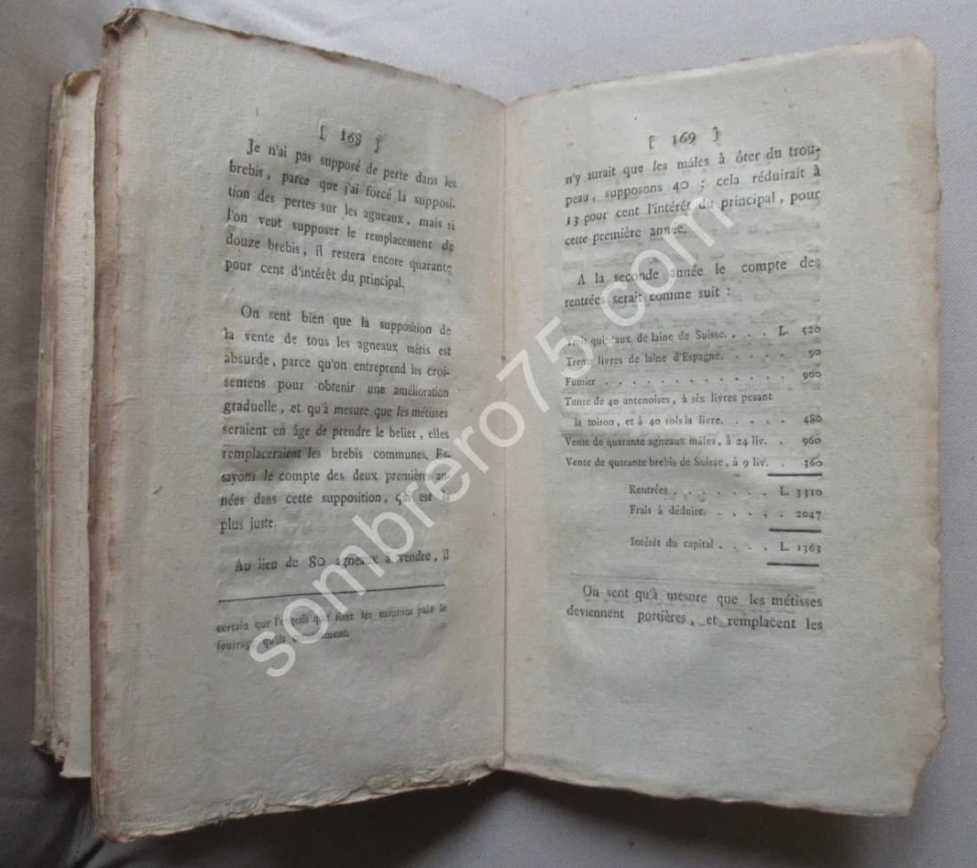 Faits et Observations concernant la Race des Merinos d'Espagne. Ch PICTET - Image 8