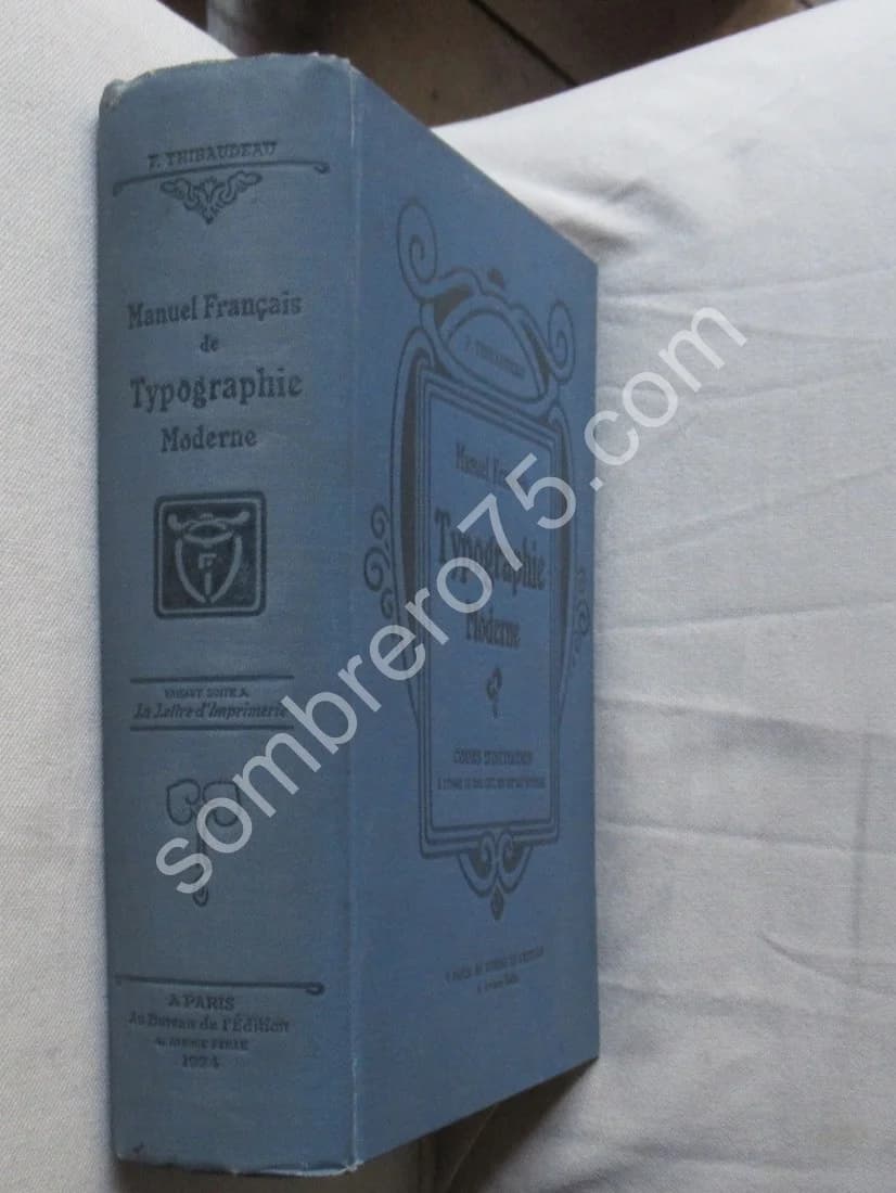 Manuel Français de Typographie Moderne. 3 Tomes - Image 3