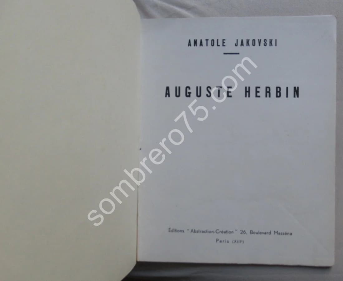 Auguste HERBIN. 1933 - Image 3