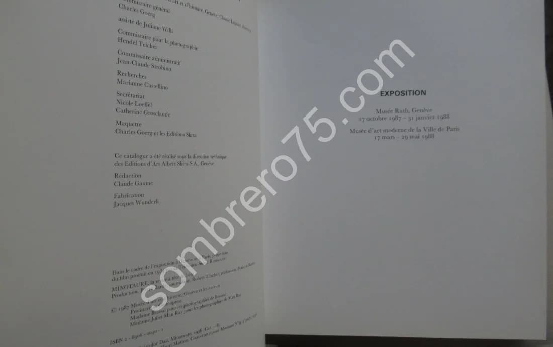 Regards sur Minotaure. La revue à tête de bête. 1987 - Image 3