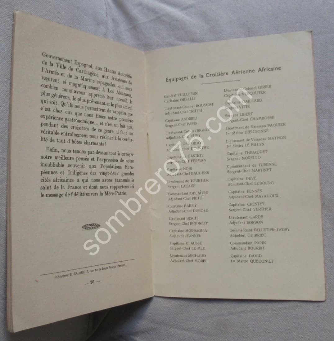 La Croisière Aérienne Africaine de l'Escadrille Vuillemin. Conférence - Image 5