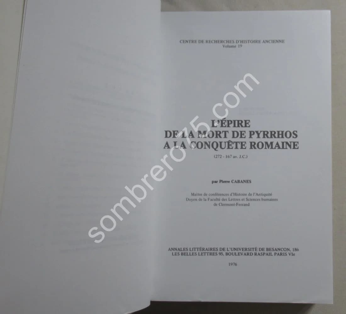 L'Epire de la Mort de Pyrrhos à la Conquête Romaine (212-167 Avt JC) - Image 3