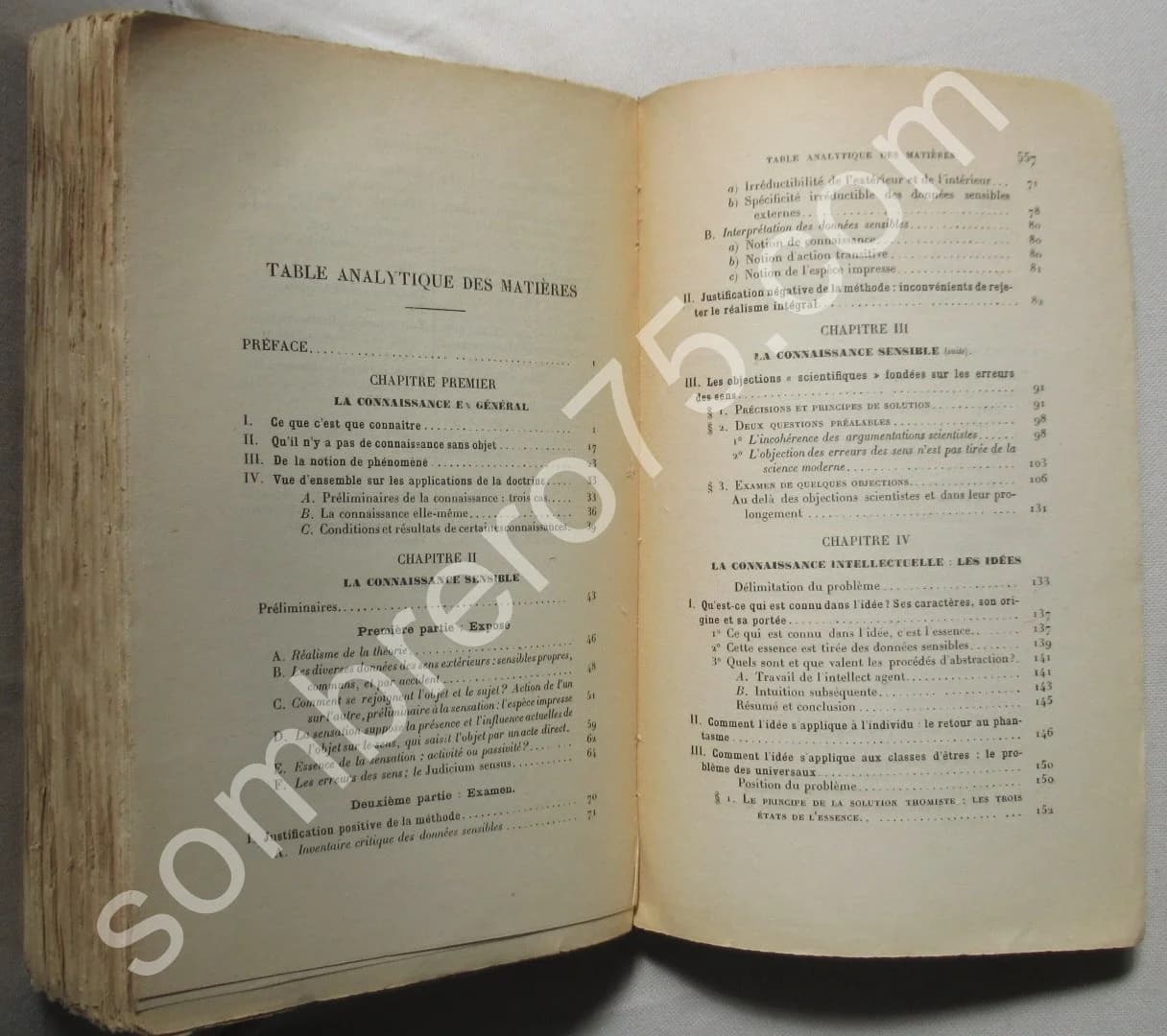 La Critique de la Connaissance. Joseph de Tonquédec. 1929 - Image 4