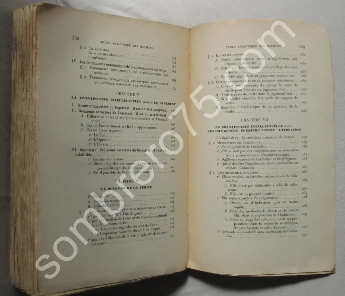 La Critique de la Connaissance. Joseph de Tonquédec. 1929 - Image 5