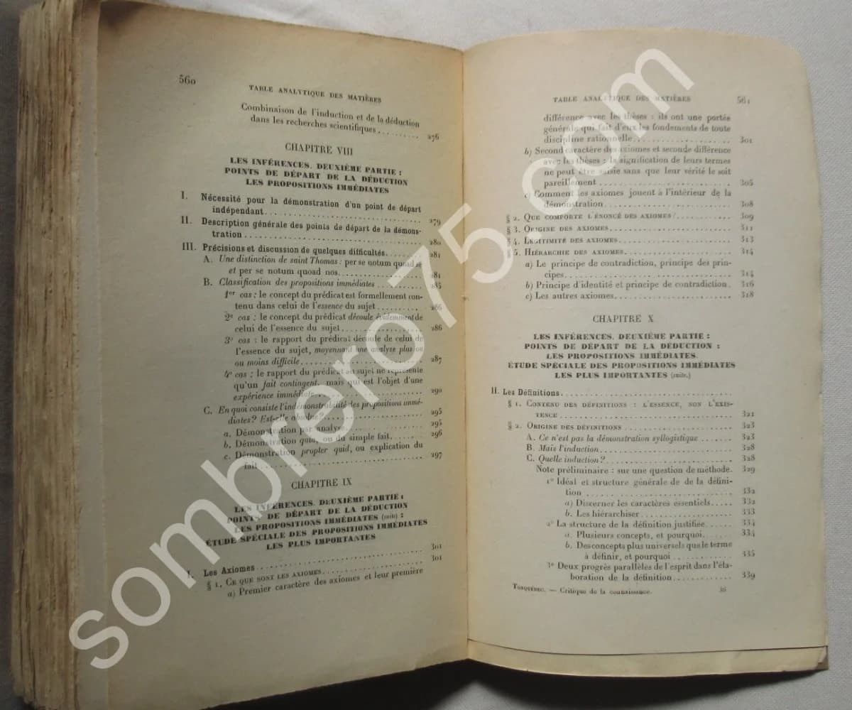 La Critique de la Connaissance. Joseph de Tonquédec. 1929 - Image 6