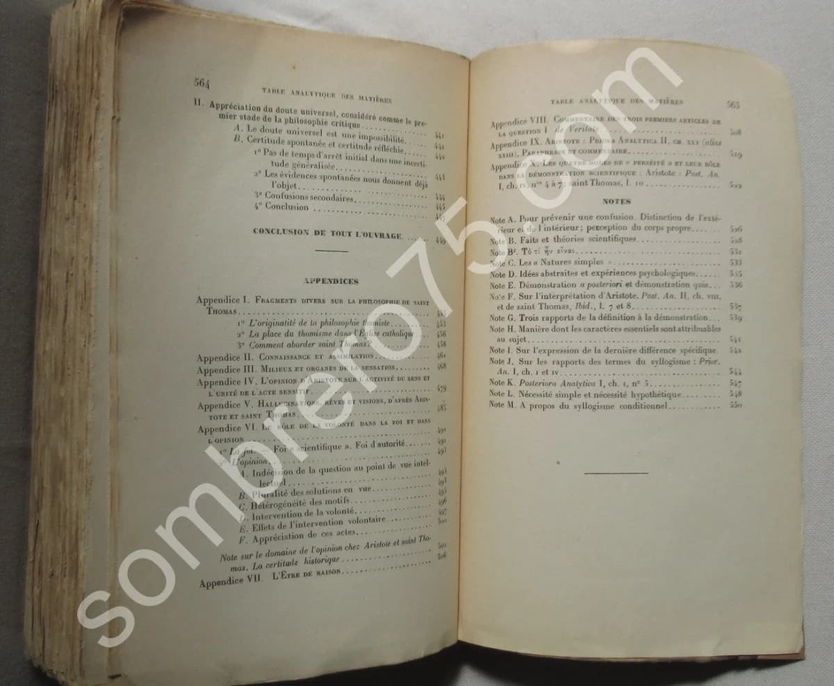 La Critique de la Connaissance. Joseph de Tonquédec. 1929 - Image 8