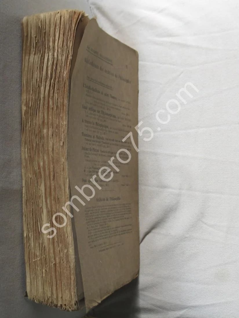 La Critique de la Connaissance. Joseph de Tonquédec. 1929 - Image 10