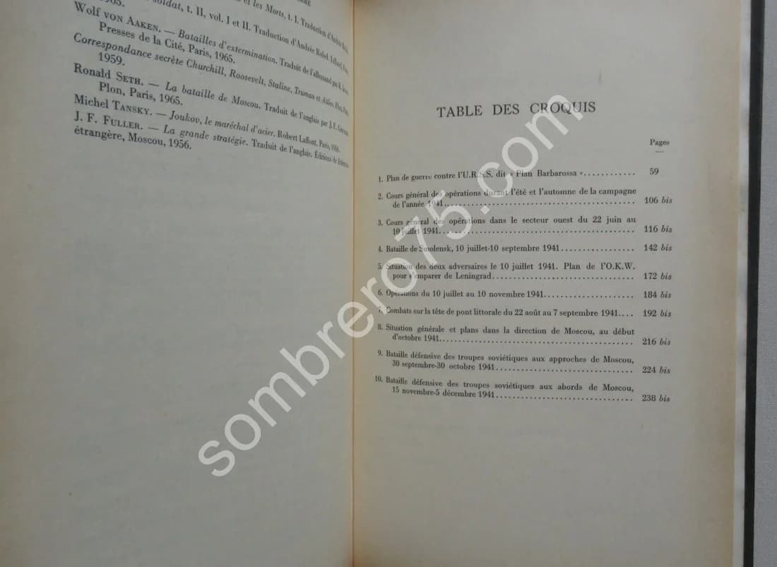 L'Union Soviétique en Guerre 1941-1945. Colonel COSTANTINI- 3 Tomes - Image 4