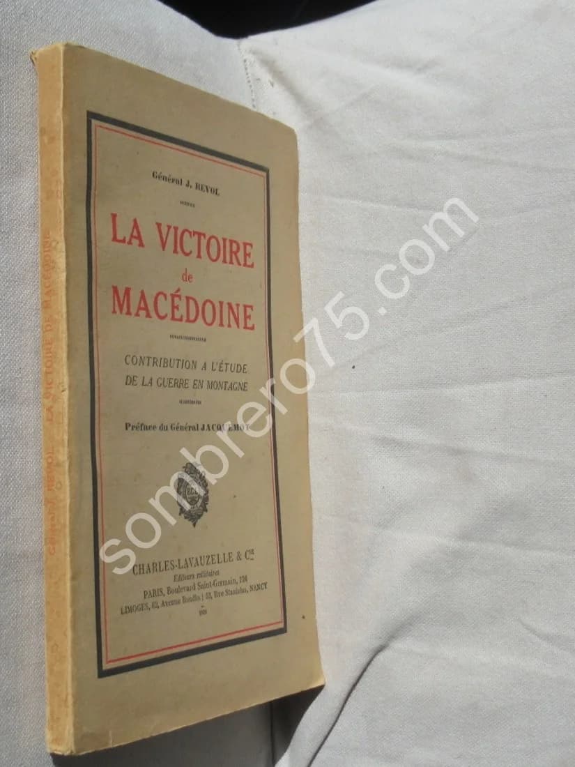 La Victoire de Macédoine. Général J Revol. 1931 - Image 2