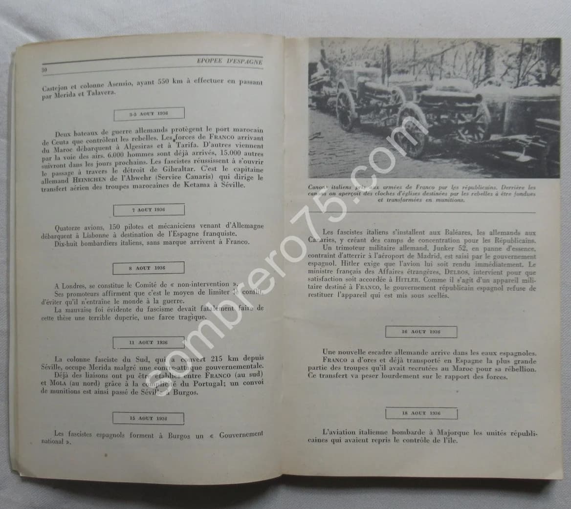 Épopée d'Espagne. Brigades internationales 1936-1939 (, 1956) - Image 4